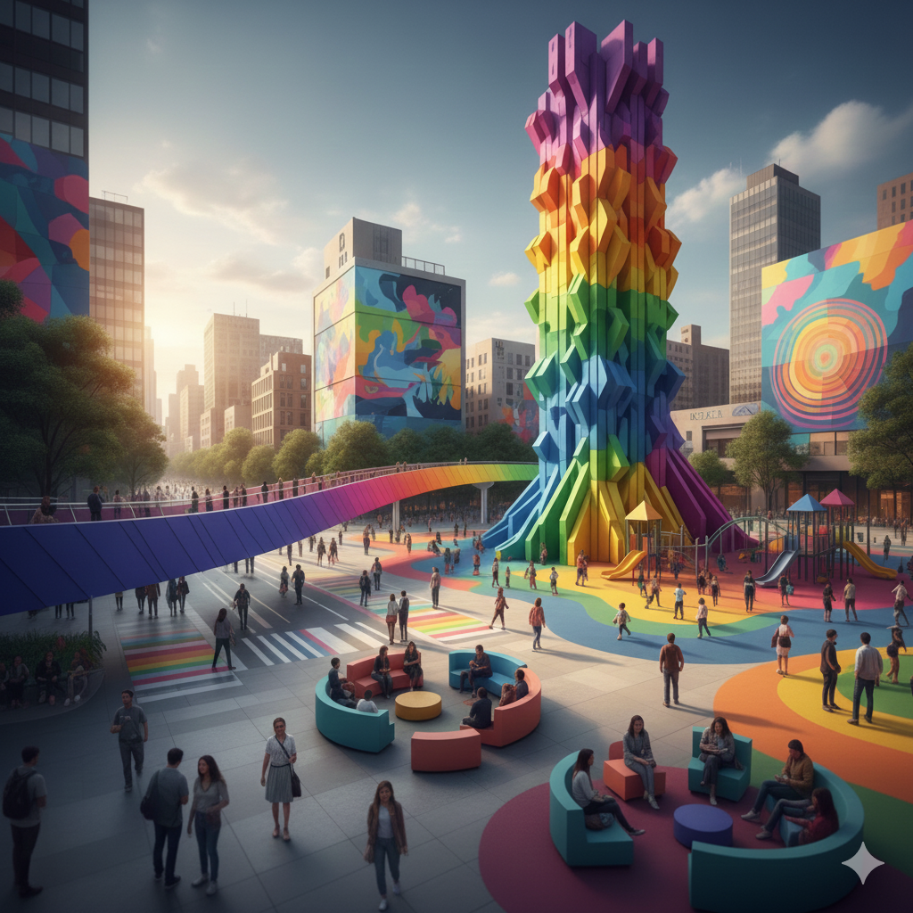 The Psychology of Color in Urban Environments